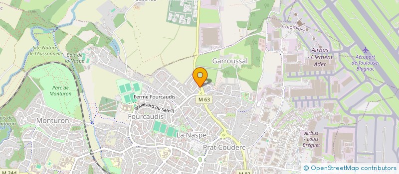 localisation de l'entreprise 537 439 887 à COLOMIERS