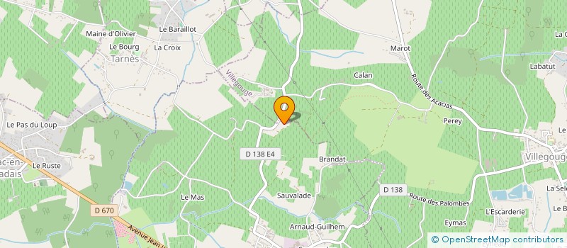 localisation de l'entreprise 537 465 213   BORDEAUX