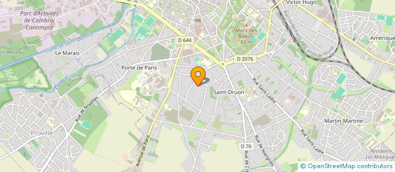 localisation de l'entreprise 537 482 572   CAMBRAI