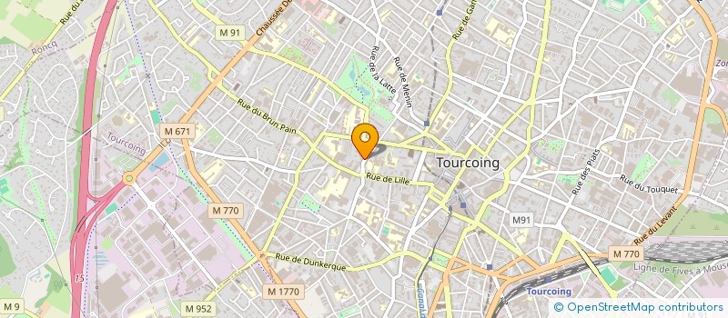 localisation de l'entreprise 537 491 334   TOURCOING