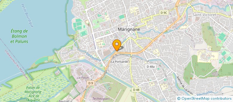 localisation de l'entreprise 537 510 893 à MARIGNANE
