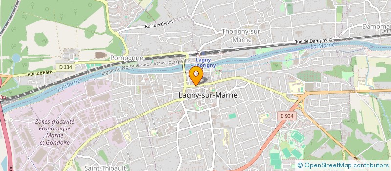 localisation de l'entreprise 537 562 159   LAGNY-SUR-MARNE