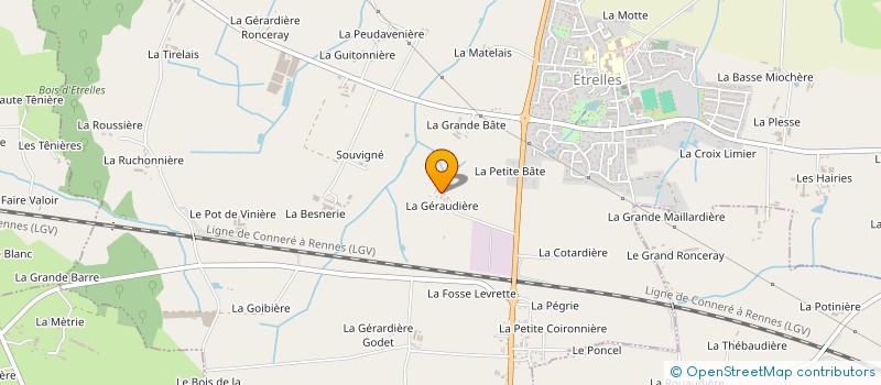 localisation de l'entreprise 537 573 164   ETRELLES
