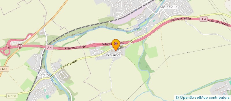 localisation de l'entreprise 537 576 209   MOINEVILLE