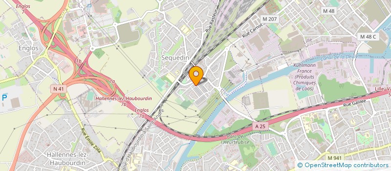 localisation de l'entreprise 537 577 579   HALLENNES-LEZ-HAUBOURDIN