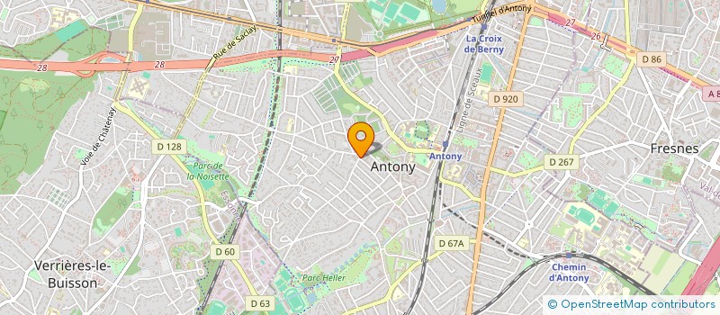 localisation de l'entreprise 537 612 160  à LONGJUMEAU