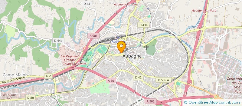 localisation de l'entreprise 537 622 375 à AUBAGNE