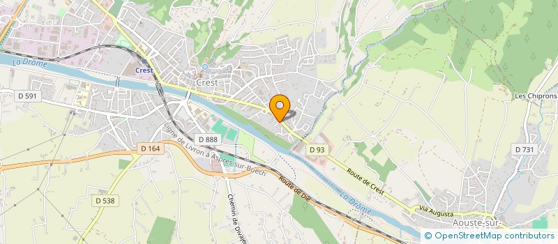 localisation de l'entreprise 537 655 128   CREST