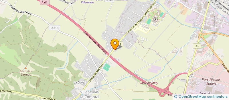 localisation de l'entreprise 537 688 525   CASTELNAUDARY