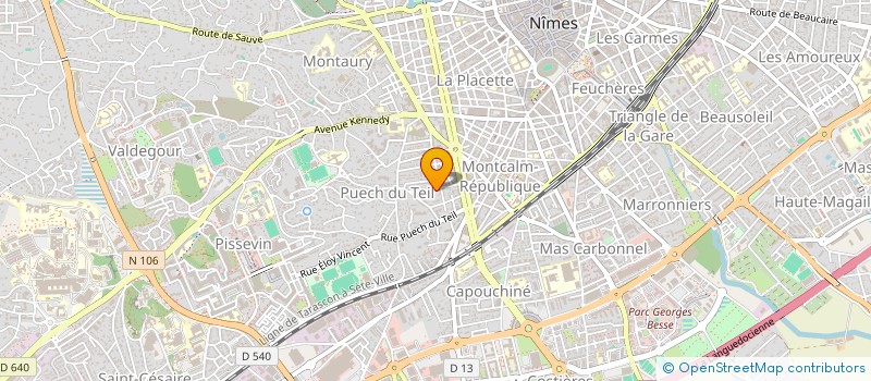 localisation de l'entreprise 537 690 752   NIMES