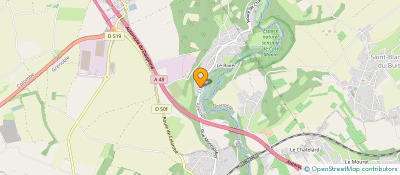 localisation de l'entreprise 537 738 031   COLOMBE