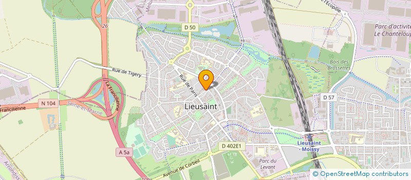 localisation de l'entreprise 537 752 081 à LIEUSAINT