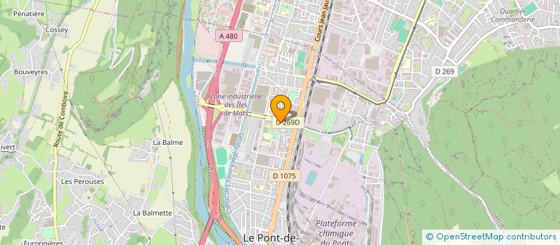 localisation de l'entreprise 537 755 563   SAINT-ETIENNE-DE-SAINT-GEOIRS