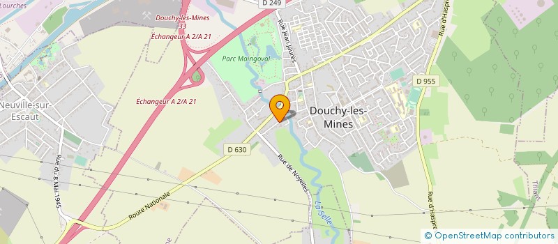 localisation de l'entreprise 537 757 429  à DOUCHY-LES-MINES