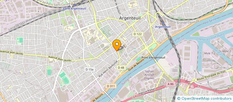 localisation de l'entreprise 537 760 530 à ARGENTEUIL