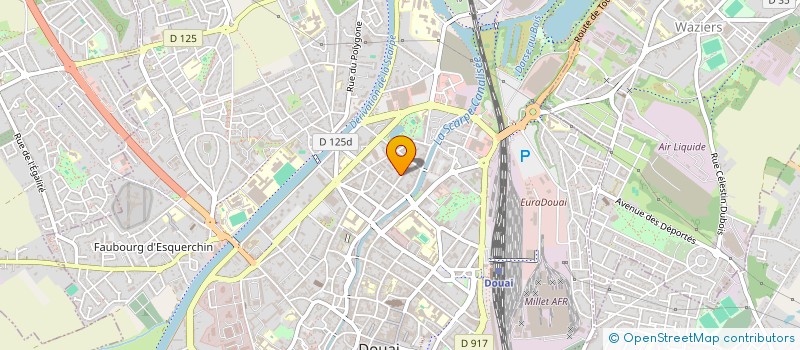 localisation de l'entreprise 537 765 455  à DOUAI