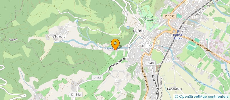 localisation de l'entreprise 537 768 335 à TULLINS
