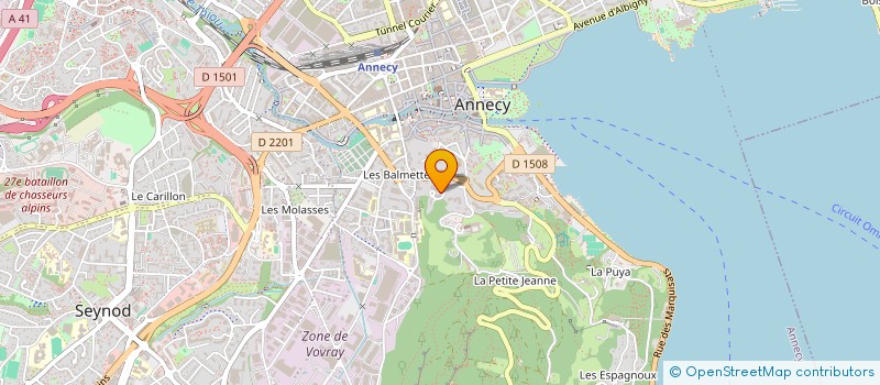 localisation de l'entreprise 537 777 690 à ANNECY
