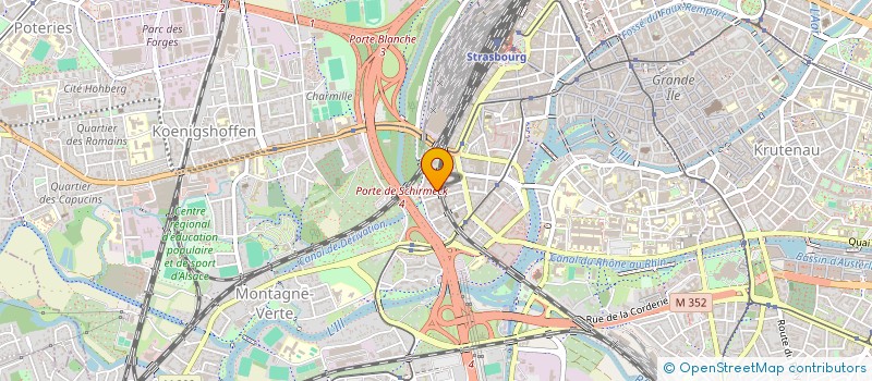localisation de l'entreprise 537 789 646 à STRASBOURG