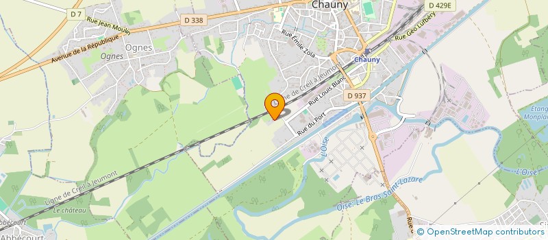 localisation de l'entreprise 537 794 513   CHAUNY