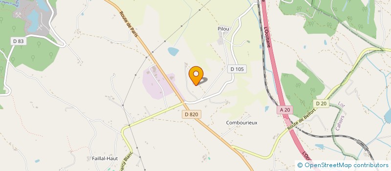 localisation de l'entreprise 537 836 108   LE MONTAT