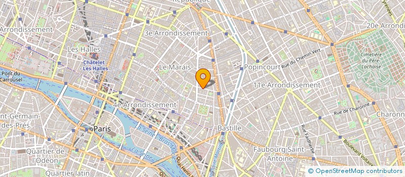 localisation de l'entreprise 537 843 013   PARIS