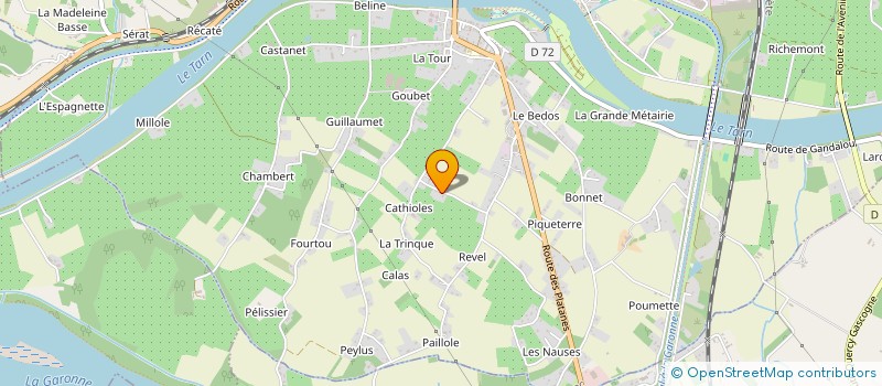 localisation de l'entreprise 537 852 865   MOISSAC