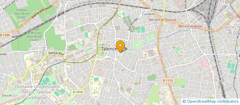 localisation de l'entreprise 537 852 899   TALENCE