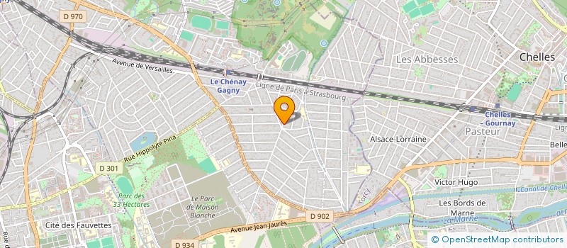 localisation de l'entreprise 537 856 080 à GAGNY