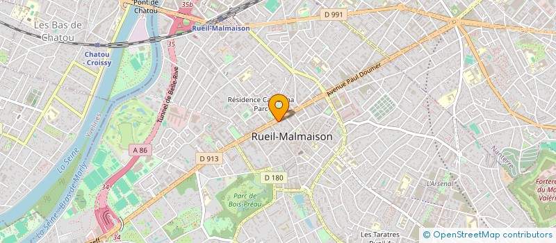 localisation de l'entreprise 537 857 260 à RUEIL-MALMAISON