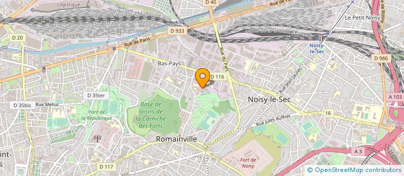 localisation de l'entreprise 537 863 045 à ROMAINVILLE
