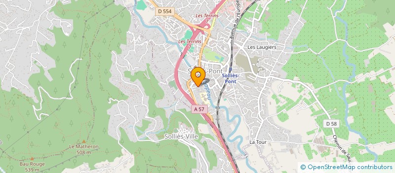 localisation de l'entreprise 537 880 056 à SOLLIES-PONT
