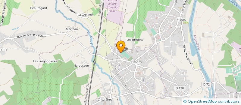 localisation de l'entreprise 537 888 489 à LINARS