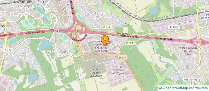 localisation de l'entreprise 537 896 417   OZOIR-LA-FERRIERE