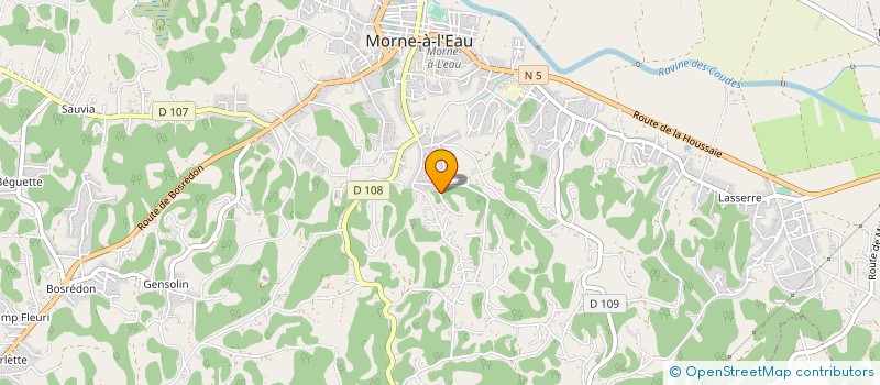 localisation de l'entreprise 537 897 720 à MORNE A L'EAU