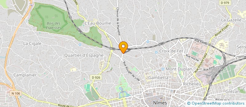 localisation de l'entreprise 537 908 634   NIMES