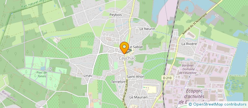localisation de l'entreprise 537 944 126  à BLANQUEFORT