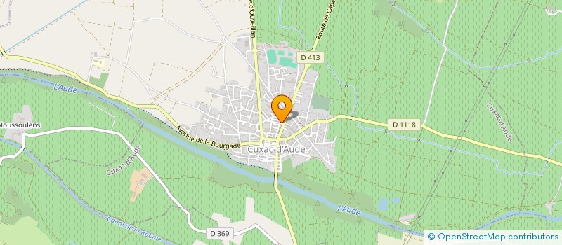 localisation de l'entreprise 537 947 590   CUXAC-D'AUDE