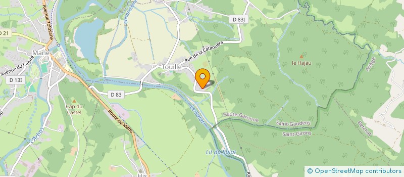 localisation de l'entreprise 537 956 781   TOUILLE