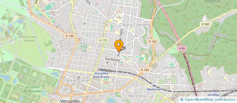 localisation de l'entreprise 537 958 332   VERSAILLES