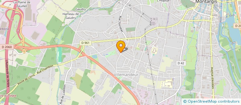 localisation de l'entreprise 537 965 873 à VILLEMANDEUR
