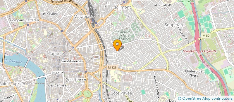 localisation de l'entreprise 537 981 599  à SAINT-GIRONS