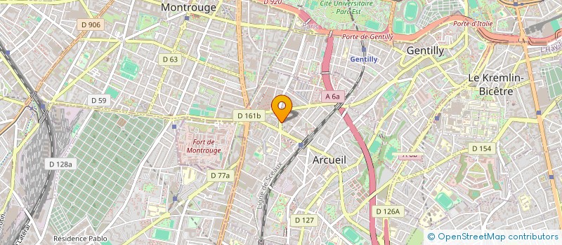 localisation de l'entreprise 538 003 625 à BAGNEUX