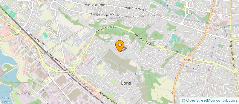 localisation de l'entreprise 538 024 027 à PAU