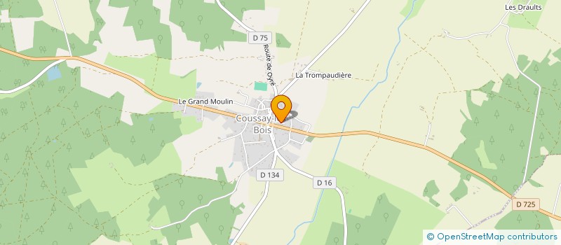 localisation de l'entreprise 538 025 545   SENILLE-SAINT-SAUVEUR