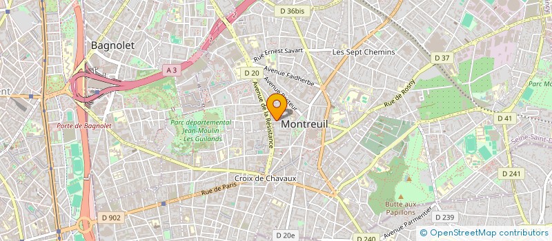 localisation de l'entreprise 538 031 527  à FONTENAY-SOUS-BOIS