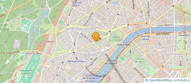 localisation de l'entreprise 538 036 625   PARIS