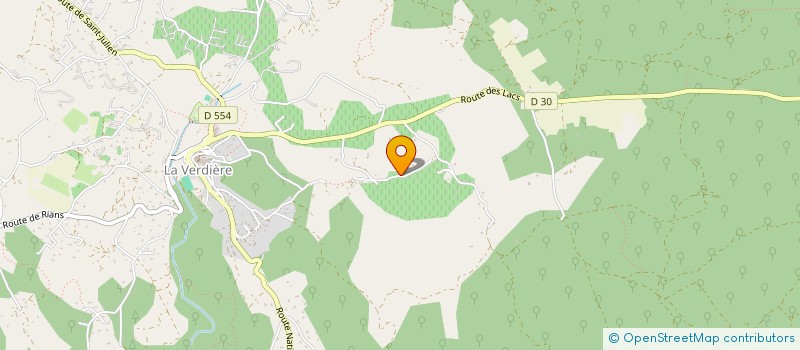 localisation de l'entreprise 538 044 470   LA VERDIERE