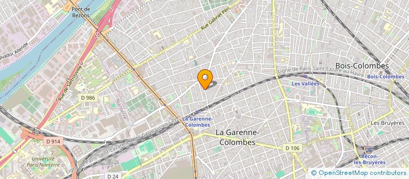 localisation de l'entreprise 538 050 295 à LA GARENNE-COLOMBES