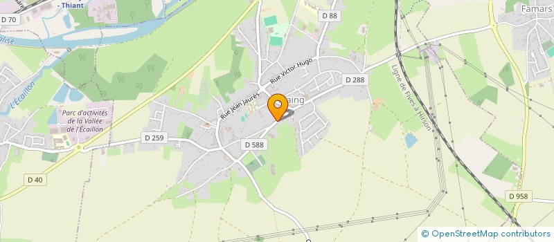 localisation de l'entreprise 538 052 119   DENAIN